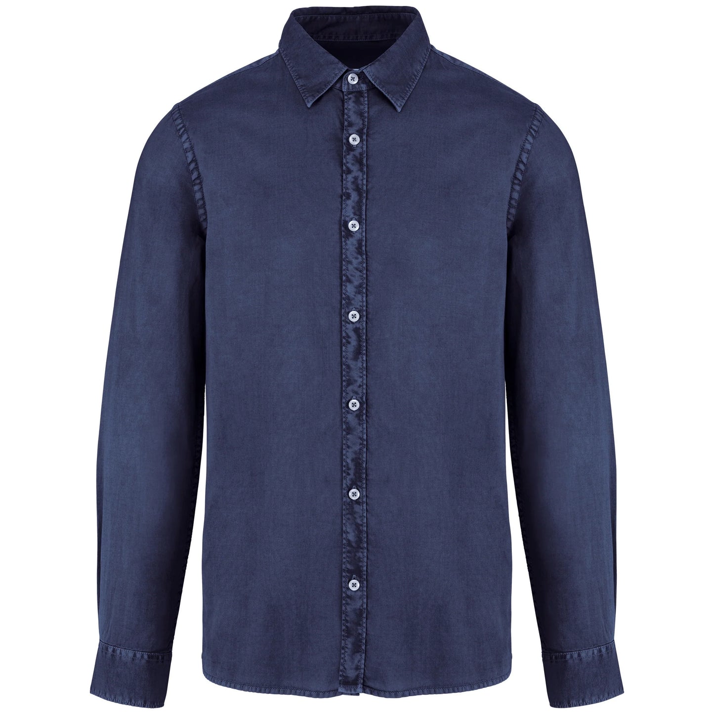 Camisa Washed Málaga Navy