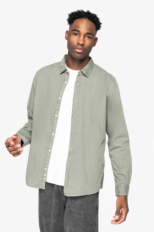 Camisa Washed Málaga Jade Green