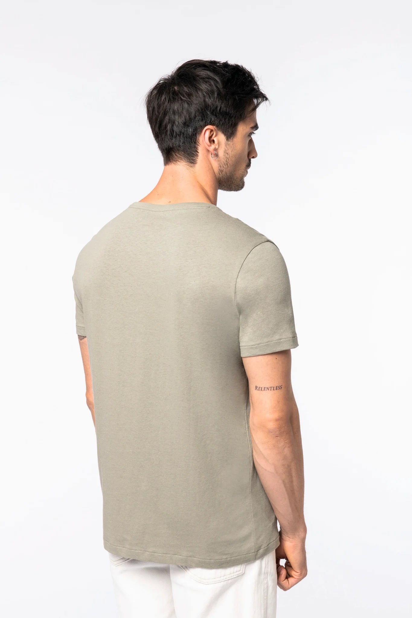 Camiseta Estepona Green Algodón Organico + Lino