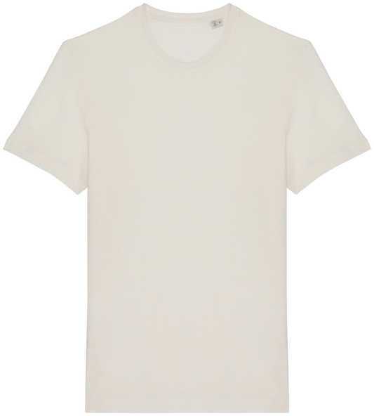 Camiseta Estepona Ivory Algodón Organico + Lino